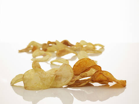 Kartoffelchips, lizenzfreies Stockfoto