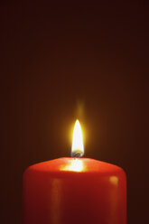 Brennende Kerze, Nahaufnahme - WWF00463