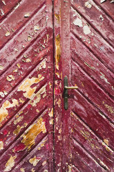 Weathered door, close up - WWF00390