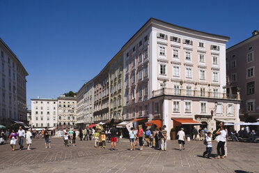 Austria, Salzburg, View over Old Market - WWF00569