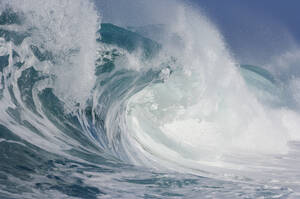 USA, Pacific Ocean, Hawaii, Great wave - RUEF00137