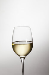 Glas Weißwein, Nahaufnahme - JRF00094