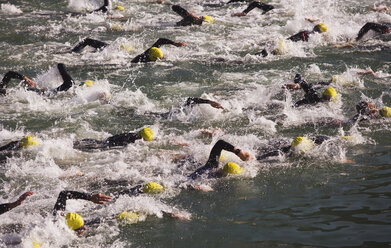 Austria, Lake Mondsee, Swimming competition - WWF00714