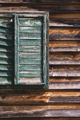 Austria, Timber house, window with shutters - WWF00641
