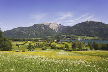 Österreich, Wolfgangsee, im Hintergrund der Schafberg - WWF00605