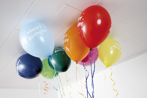 Colourful balloons on ceiling - 10565CS-U