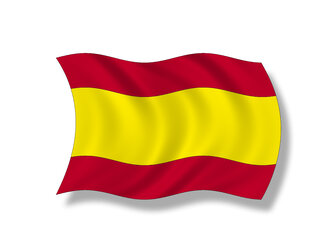 Illustration, Flagge von Spanien, Handelsflagge - 11067CS-U