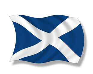 Illustration, Flagge von Schottland - 11054CS-U