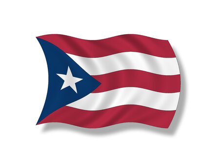 Illustration, Flagge von Puerto Rico - 11045CS-U