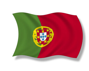 Illustration, Flagge von Portugal - 11044CS-U