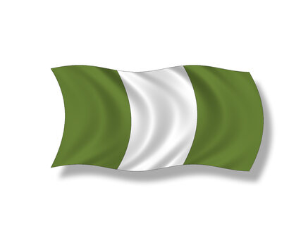 Illustration, Flagge von Nigeria - 11020CS-U
