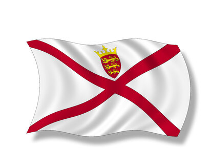 Illustration, Flagge von Jersey - 10971CS-U