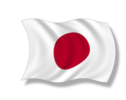 Illustration, Flagge von Japan - 10970CS-U