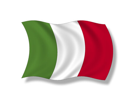 Illustration, Flagge von Italien - 10968CS-U