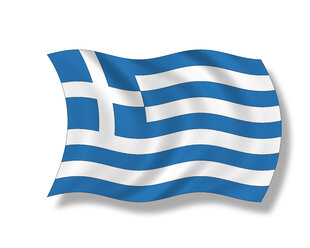 Illustration, Flagge von Griechenland - 10942CS-U