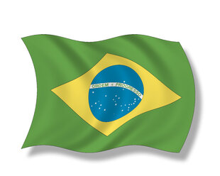 Illustration, Flagge von Brasilien - 10878CS-U