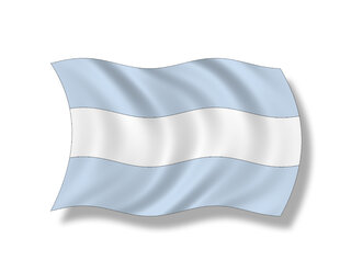 Illustration, Flagge von Argentinien - 10857CS-U