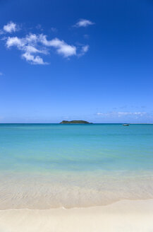 Grenada, Carriacou, Paradise Beach in L'Esterre, Leerer Strand - PSF00011