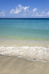 Grenada, Carriacou, Paradise Beach in L'Esterre, Leerer Strand - PSF00010