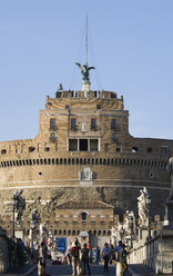 Italy, Rome, Castle Sant' Angelo, Ponte Sant'Angelo - PSF00126