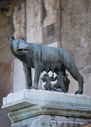 Italien, Rom, Romulus und Remus Statue - PSF00109