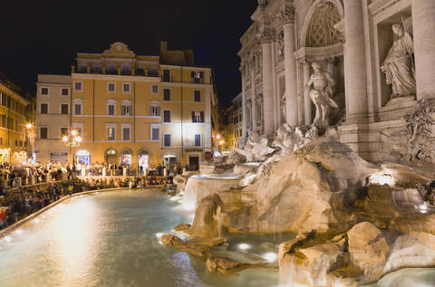 Italien, Rom, Trevi-Brunnen, lizenzfreies Stockfoto