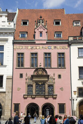 Czech Republic, Prague, Town Hall facade, tourists - PSF00057