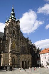 Tschechische Republik, Prag, St. Veitsdom, Touristen - PSF00041