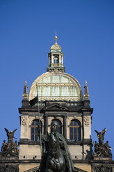 Czech Republic, Prague, National Museum, St. Wenceslas statue - PSF00031