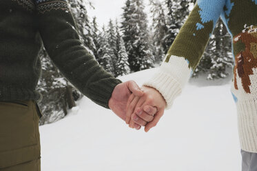 Italy, South Tyrol, Persons holding hands, close up - WESTF11266