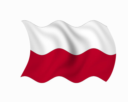 Illustration, Flagge von Polen - 11125CS-U
