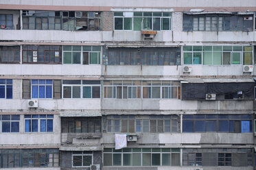 China, Xi'an, House facade, full frame - NH01093