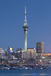 New Zealand, Auckland, Sky Tower, Westhaven Marina - SH00338