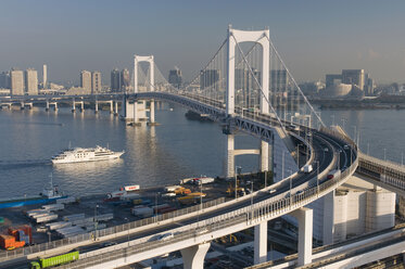 Japan, Tokio, Odaiba, Regenbogenbrücke - SH00324