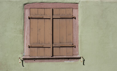 France, Alsace, Closed window shutters - WWF00859