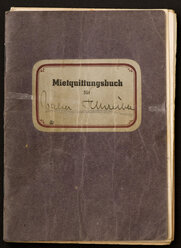 Altes Mietbuch, Nahaufnahme - AWDF00354