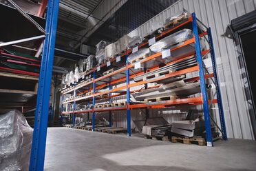 Germany, Neukirch, Warehouse storage rack - WESTF11909