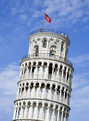 Italien, Toskana, Pisa, Piazza dei Miracoli, Platz der Wunder, Schiefer Turm, lizenzfreies Stockfoto