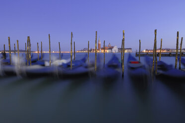 Italien, Venedig, San Giorgio Maggiore, Gondeln - RUEF00242