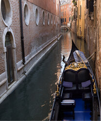 Italy, Venice, canal with gondola - PSF00325