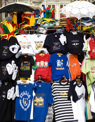 Italy, Venice, Piazza San Marco, Souvenir stall, close up - PSF00318