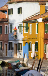 Italien, Venedig, Burano, Kanal und Boote - PSF00308