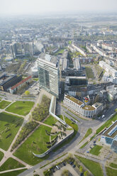 Germany, North-Rhine-Westphalia, Duesseldorf, View over Duesseldorf, elevated view - UK00178