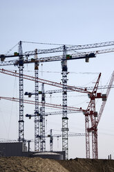 Germany, Hamburg, Construction Cranes - TLF00312