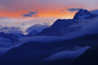 Italien, Südtirol, Sonnenuntergang - SMF00499