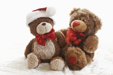 Teddybär mit Weihnachtsmütze - 11564CS-U