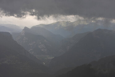 Italy, Dolomites, Mountain scenery, Stormy atmosphere - FFF01080