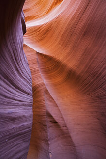 USA, Arizona, Unterer Antelope Canyon, Sandsteinwände - FOF01617