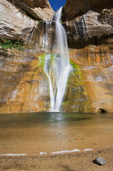 USA, Utah, Grand Staircase-Escalante National Monument, Calf Creek Falls - FOF01675