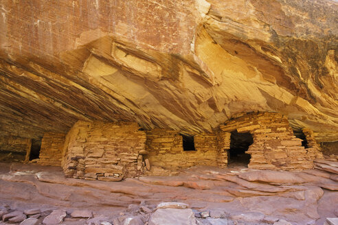 USA, Utah, Indianerruinen im North Fork of Mule Canyon, Cedar Mesa - FOF01696